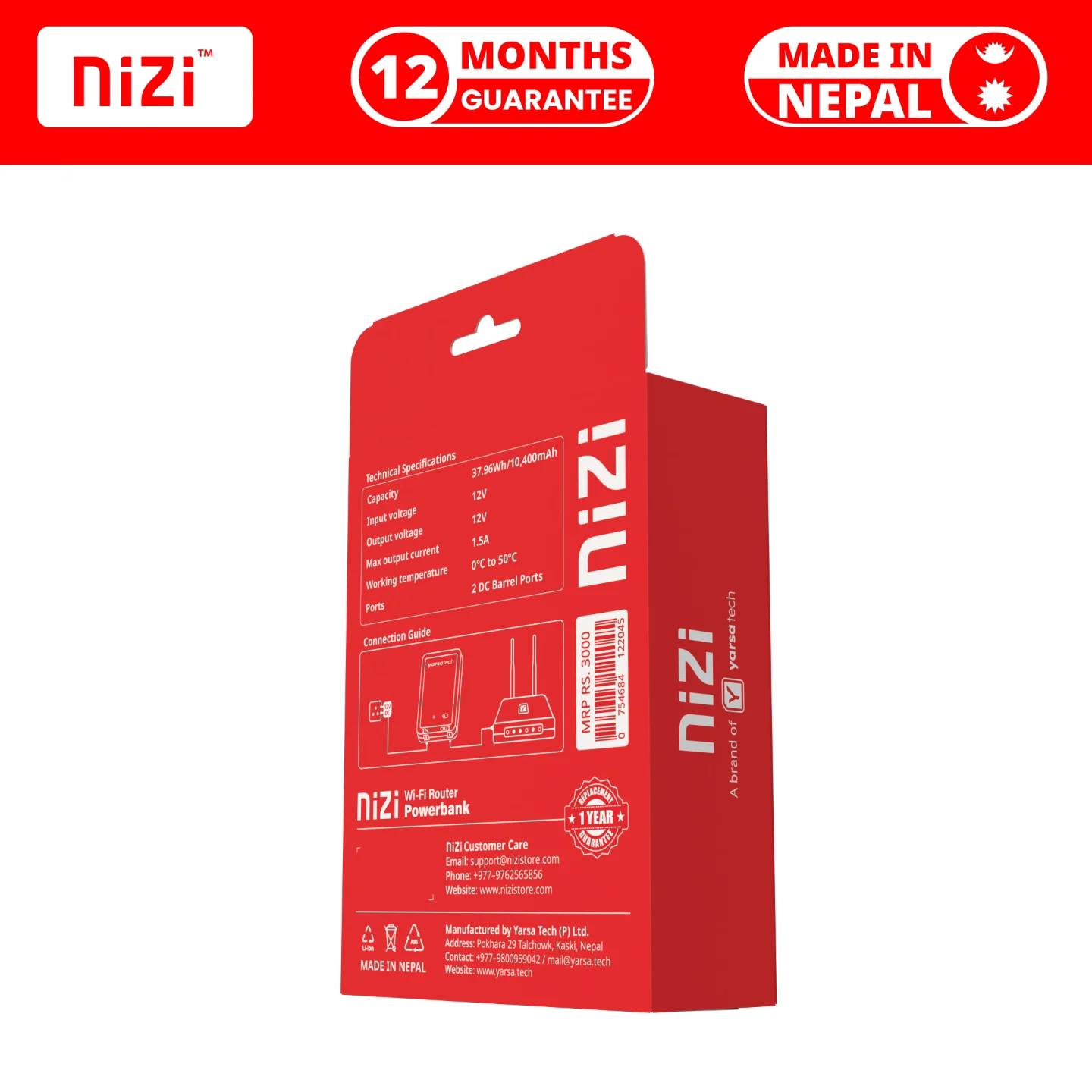 nizi router backup 10400 mah